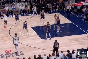  爱德华兹34分森林狼克掘金  